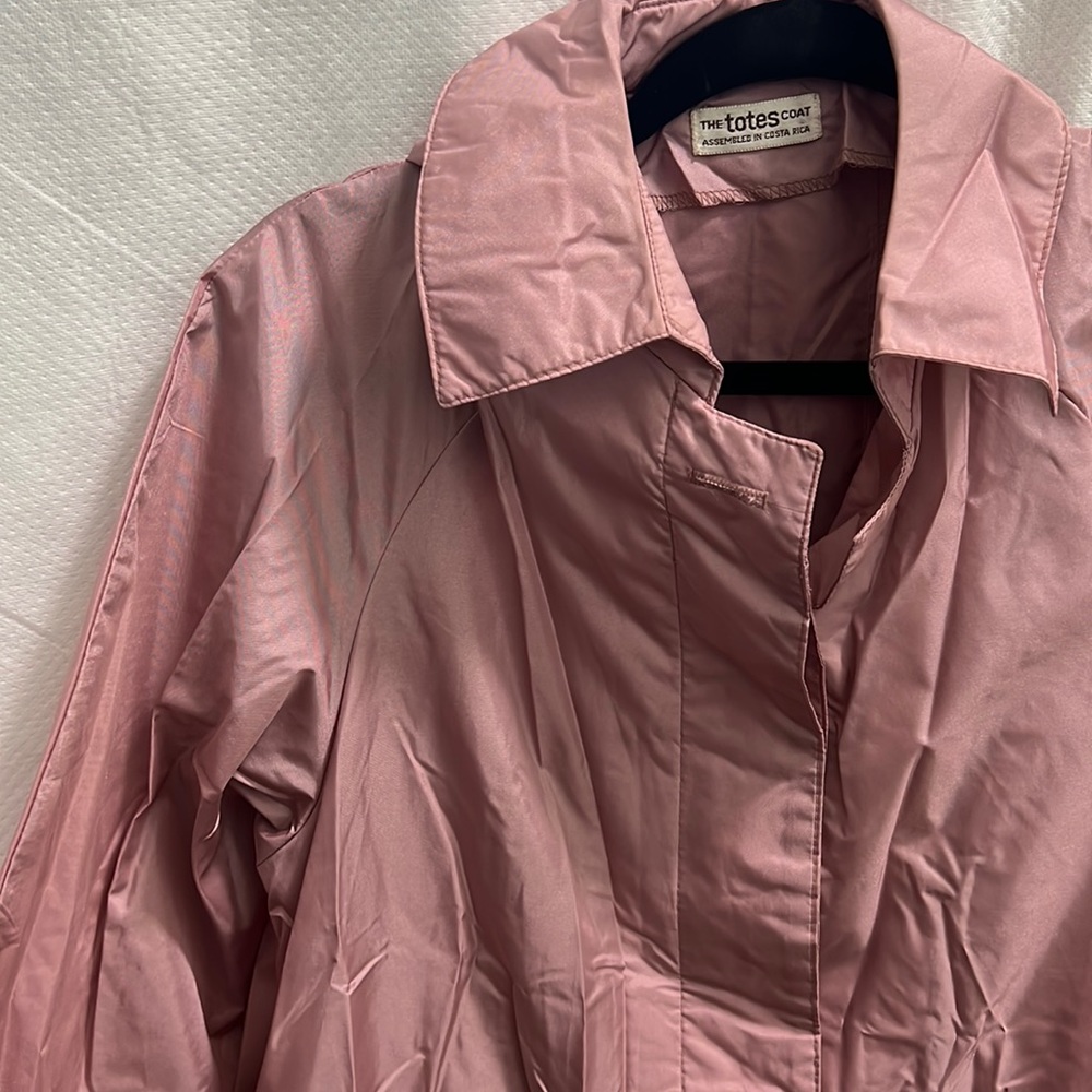 TotesCoat pink rain coat